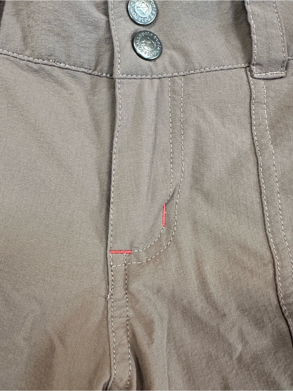 Patagonia Hiking Shorts with Red Stitch Accents - Picture 2 of 11